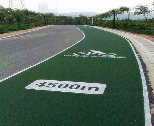 彩色陶瓷颗粒路面